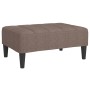 Reposapiés de tela gris taupe 78x56x32 cm de vidaXL, Otomanas - Ref: Foro24-337786, Precio: 76,99 €, Descuento: %