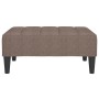 Reposapiés de tela gris taupe 78x56x32 cm de vidaXL, Otomanas - Ref: Foro24-337786, Precio: 76,99 €, Descuento: %