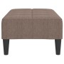 Reposapiés de tela gris taupe 78x56x32 cm de vidaXL, Otomanas - Ref: Foro24-337786, Precio: 76,99 €, Descuento: %