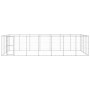 Outdoor galvanized steel dog kennel 33.88 m² by vidaXL, Dog kennels and fences - Ref: Foro24-3082320, Price: 757,48 €, Discou...