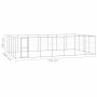 Outdoor galvanized steel dog kennel 33.88 m² by vidaXL, Dog kennels and fences - Ref: Foro24-3082320, Price: 757,48 €, Discou...