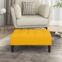 Yellow velvet footstool 78x56x32 cm by vidaXL, Ottomans - Ref: Foro24-337796, Price: 69,51 €, Discount: %