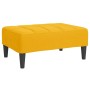 Reposapiés de terciopelo amarillo 78x56x32 cm de vidaXL, Otomanas - Ref: Foro24-337796, Precio: 69,99 €, Descuento: %