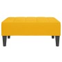 Reposapiés de terciopelo amarillo 78x56x32 cm de vidaXL, Otomanas - Ref: Foro24-337796, Precio: 69,99 €, Descuento: %