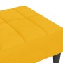 Reposapiés de terciopelo amarillo 78x56x32 cm de vidaXL, Otomanas - Ref: Foro24-337796, Precio: 69,99 €, Descuento: %