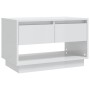 Glänzend weißer Sperrholz-TV-Schrank 70x41x44 cm von vidaXL, TV-Möbel - Ref: Foro24-809500, Preis: 63,44 €, Rabatt: %