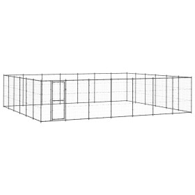 Steel outdoor kennel 50.82 m² by vidaXL, Dog kennels and fences - Ref: Foro24-3082325, Price: 894,99 €, Discount: %