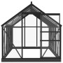 Anthracite gray aluminum glass greenhouse 155x298x191 cm by vidaXL, Greenhouses - Ref: Foro24-3082335, Price: 999,57 €, Disco...