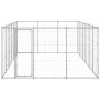 Galvanized steel outdoor kennel 21.78 m² by vidaXL, Dog kennels and fences - Ref: Foro24-3082328, Price: 565,54 €, Discount: %