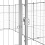 Galvanized steel outdoor kennel 21.78 m² by vidaXL, Dog kennels and fences - Ref: Foro24-3082328, Price: 565,54 €, Discount: %