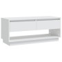 White plywood TV cabinet 102x41x44 cm by vidaXL, TV Furniture - Ref: Foro24-809485, Price: 59,67 €, Discount: %