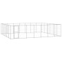 Galvanized steel outdoor kennel 50.82 m² by vidaXL, Dog kennels and fences - Ref: Foro24-3082330, Price: 975,54 €, Discount: %