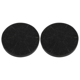 Filtros de carbón para extractor de aire 2 uds 105x21 mm de vidaXL, Accesorios para campana de cocina - Ref: Foro24-51679, Pr...