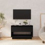 Black plywood TV cabinet 70x41x44 cm by vidaXL, TV Furniture - Ref: Foro24-809495, Price: 51,99 €, Discount: %