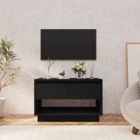 Black plywood TV cabinet 70x41x44 cm by vidaXL, TV Furniture - Ref: Foro24-809495, Price: 44,99 €, Discount: %