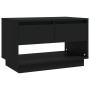 Black plywood TV cabinet 70x41x44 cm by vidaXL, TV Furniture - Ref: Foro24-809495, Price: 44,99 €, Discount: %