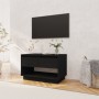 Black plywood TV cabinet 70x41x44 cm by vidaXL, TV Furniture - Ref: Foro24-809495, Price: 44,99 €, Discount: %