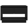 Black plywood TV cabinet 70x41x44 cm by vidaXL, TV Furniture - Ref: Foro24-809495, Price: 44,99 €, Discount: %