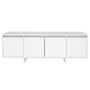 Weißer TV-Schrank aus Sperrholz, 120 x 30 x 40,5 cm von vidaXL, TV-Möbel - Ref: Foro24-809575, Preis: 79,71 €, Rabatt: %