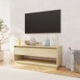 Sonoma oak plywood TV cabinet 102x41x44 cm by vidaXL, TV Furniture - Ref: Foro24-809488, Price: 65,24 €, Discount: %