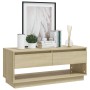 Sonoma oak plywood TV cabinet 102x41x44 cm by vidaXL, TV Furniture - Ref: Foro24-809488, Price: 65,24 €, Discount: %