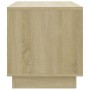 Sonoma oak plywood TV cabinet 102x41x44 cm by vidaXL, TV Furniture - Ref: Foro24-809488, Price: 65,24 €, Discount: %