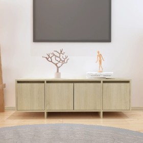 Mueble para TV madera contrachapada roble Sonoma 120x30x40,5 cm de vidaXL, Muebles TV - Ref: Foro24-809578, Precio: 78,60 €, ...