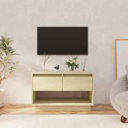 Mueble para TV madera contrachapada roble Sonoma 70x41x44 cm de vidaXL, Muebles TV - Ref: Foro24-809497, Precio: 48,99 €, Des...