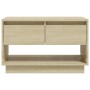 Sonoma oak plywood TV cabinet 70x41x44 cm by vidaXL, TV Furniture - Ref: Foro24-809497, Price: 48,35 €, Discount: %