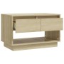 Sonoma oak plywood TV cabinet 70x41x44 cm by vidaXL, TV Furniture - Ref: Foro24-809497, Price: 48,35 €, Discount: %