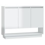 Glossy white plywood sideboard 97x31x75 cm by vidaXL, Sideboards - Ref: Foro24-809536, Price: 90,69 €, Discount: %