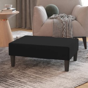 Black velvet footstool 78x56x32 cm by vidaXL, Ottomans - Ref: Foro24-337693, Price: 86,99 €, Discount: %