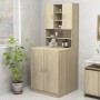 Washing machine furniture in Sonoma oak. by vidaXL, Accessories for washing machines and dryers - Ref: Foro24-3082011, Price:...