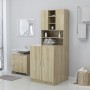 Mueble de lavadora roble Sonoma de vidaXL, Accesorios para lavadoras y secadoras - Ref: Foro24-3082011, Precio: 196,23 €, Des...