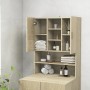 Mueble de lavadora roble Sonoma de vidaXL, Accesorios para lavadoras y secadoras - Ref: Foro24-3082011, Precio: 196,23 €, Des...