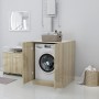 Washing machine furniture in Sonoma oak. by vidaXL, Accessories for washing machines and dryers - Ref: Foro24-3082011, Price:...