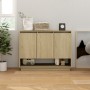 Sonoma oak plywood sideboard 97x31x75 cm by vidaXL, Sideboards - Ref: Foro24-809533, Price: 92,53 €, Discount: %