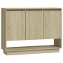 Sonoma oak plywood sideboard 97x31x75 cm by vidaXL, Sideboards - Ref: Foro24-809533, Price: 92,53 €, Discount: %