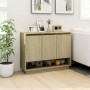 Sonoma oak plywood sideboard 97x31x75 cm by vidaXL, Sideboards - Ref: Foro24-809533, Price: 92,53 €, Discount: %