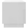 Mueble para TV madera contrachapada blanco brillo 102x41x44 cm de vidaXL, Muebles TV - Ref: Foro24-809491, Precio: 52,39 €, D...