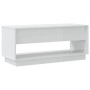 Glossy white plywood TV cabinet 102x41x44 cm by vidaXL, TV Furniture - Ref: Foro24-809491, Price: 52,39 €, Discount: %