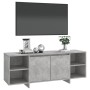 Concrete gray plywood TV cabinet 130x35x50 cm by vidaXL, TV Furniture - Ref: Foro24-809588, Price: 76,90 €, Discount: %