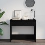 Black plywood console table 89x41x76.5 cm by vidaXL, Side tables - Ref: Foro24-809567, Price: 68,26 €, Discount: %