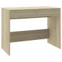 Escritorio de madera contrachapada roble Sonoma 101x50x76,5 cm de vidaXL, Escritorios - Ref: Foro24-809560, Precio: 75,93 €, ...