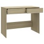 Sonoma oak plywood desk 101x50x76.5 cm by vidaXL, Desks - Ref: Foro24-809560, Price: 75,93 €, Discount: %