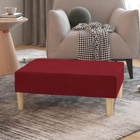 Red wine fabric footrest 78x56x32 cm by vidaXL, Ottomans - Ref: Foro24-337683, Price: 87,25 €, Discount: %