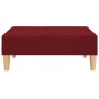 Red wine fabric footrest 78x56x32 cm by vidaXL, Ottomans - Ref: Foro24-337683, Price: 87,25 €, Discount: %