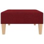 Red wine fabric footrest 78x56x32 cm by vidaXL, Ottomans - Ref: Foro24-337683, Price: 87,25 €, Discount: %