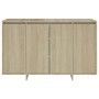 Sideboard aus Sonoma-Eichensperrholz, 120 x 41 x 75 cm von vidaXL, Sideboards - Ref: Foro24-809605, Preis: 154,99 €, Rabatt: %