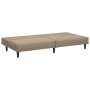 Sofá cama de 2 plazas cuero sintético capuchino de vidaXL, Sofás - Ref: Foro24-337666, Precio: 177,74 €, Descuento: %